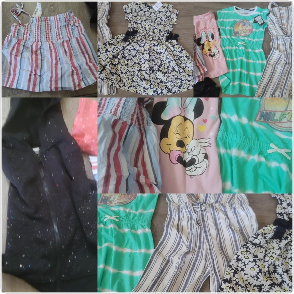 Girls Cothing Bundle NWT Sizes 4 To 5 Assorted Oshkosh Crewcuts Carters